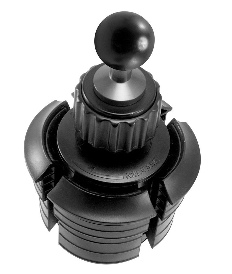 Arkon SPRM023 Cell Phone Cup Holder Mount Base for 1 Inch / 25mm Ball Double Socket Mounts, Black - Image 3